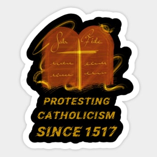 Protestant Sola Fide Sticker